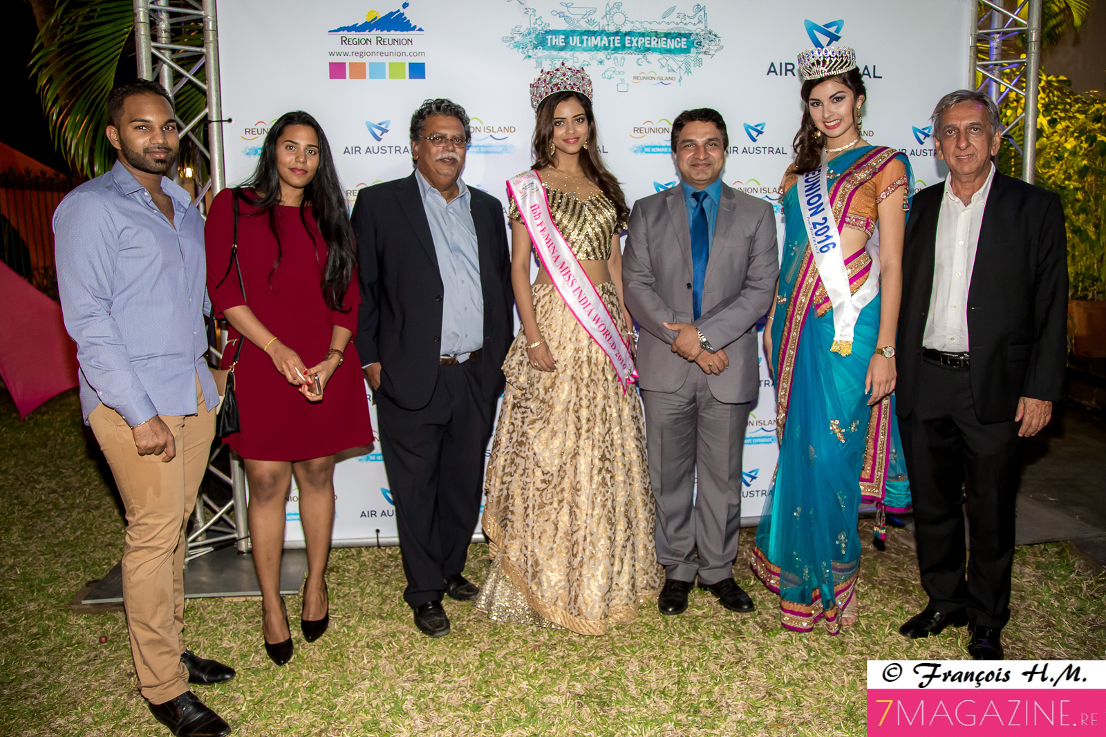 Miss India à La Réunion, accueillie par Ambre N'guyen