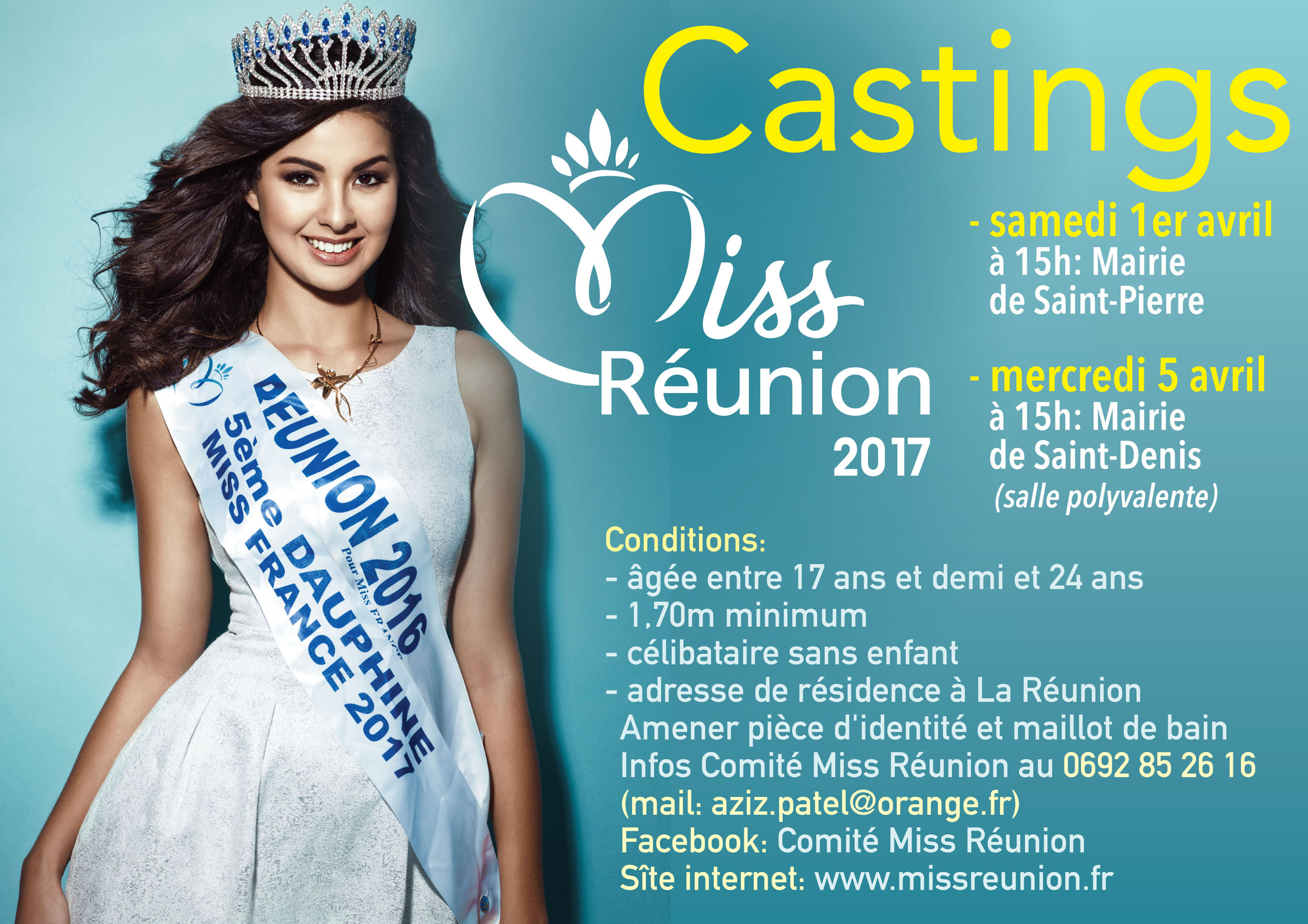 Castings Miss Réunion 2017
