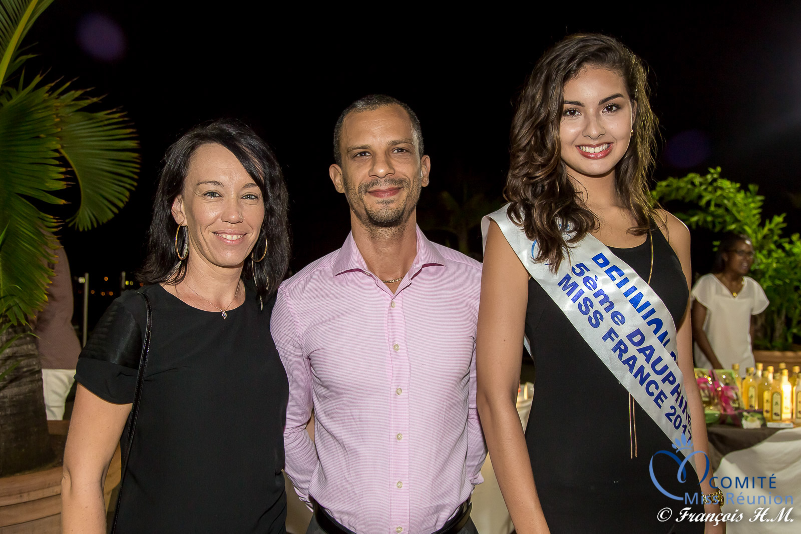 Miss Réunion à la "Swaré Kréol" de l'IAE