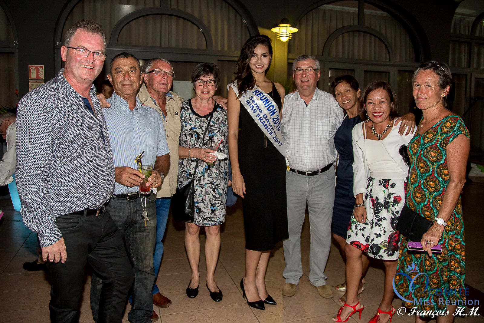 Miss Réunion à la "Swaré Kréol" de l'IAE