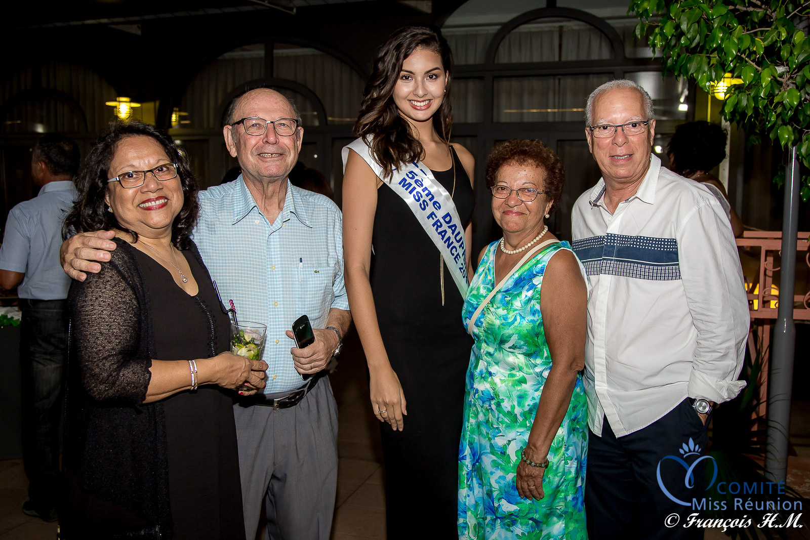 Miss Réunion à la "Swaré Kréol" de l'IAE