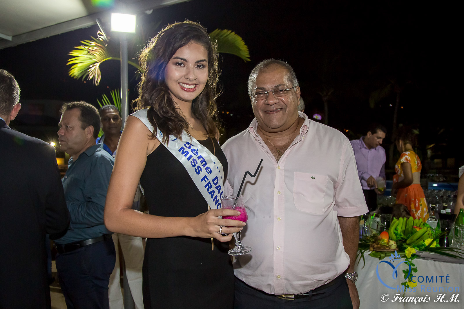 Miss Réunion à la "Swaré Kréol" de l'IAE