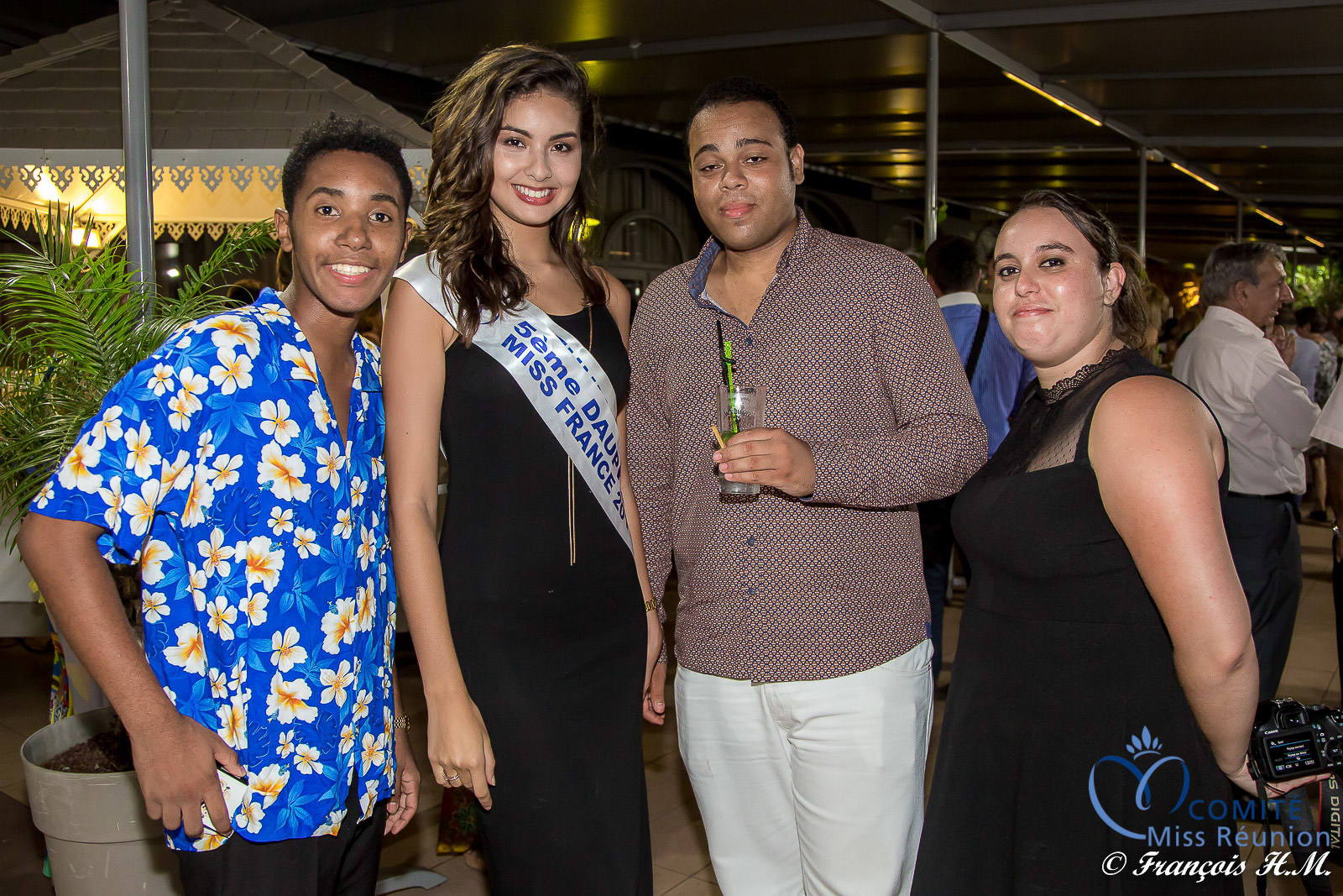 Miss Réunion à la "Swaré Kréol" de l'IAE