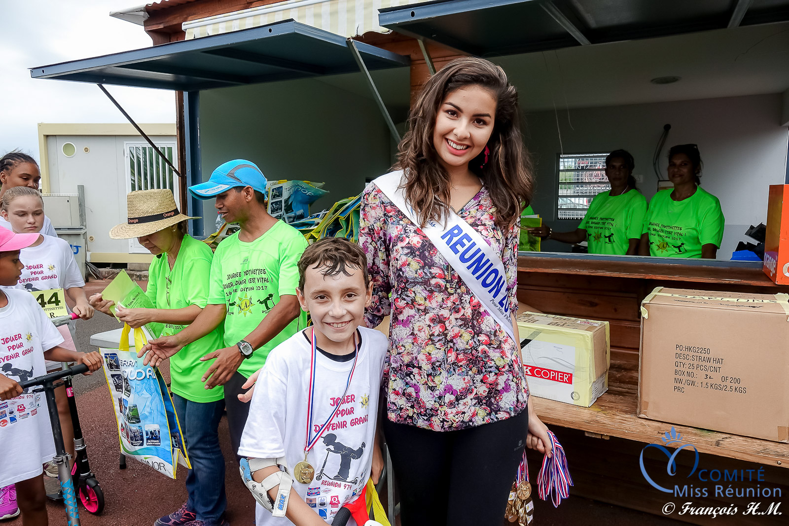 Miss Réunion à la Journée de la Trottinette