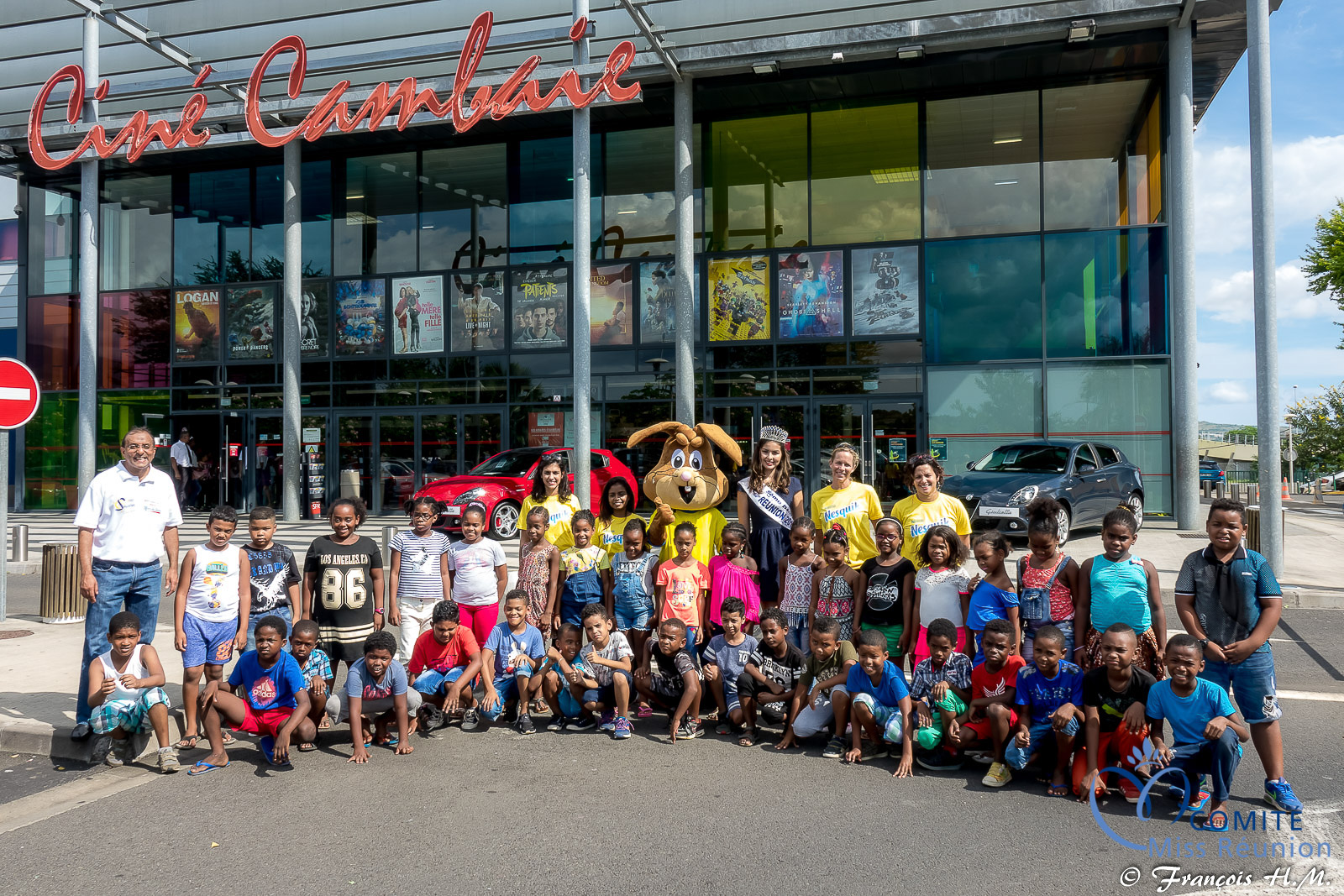 Tapis rouge à Cambaie pour les marmailles et Miss Réunion