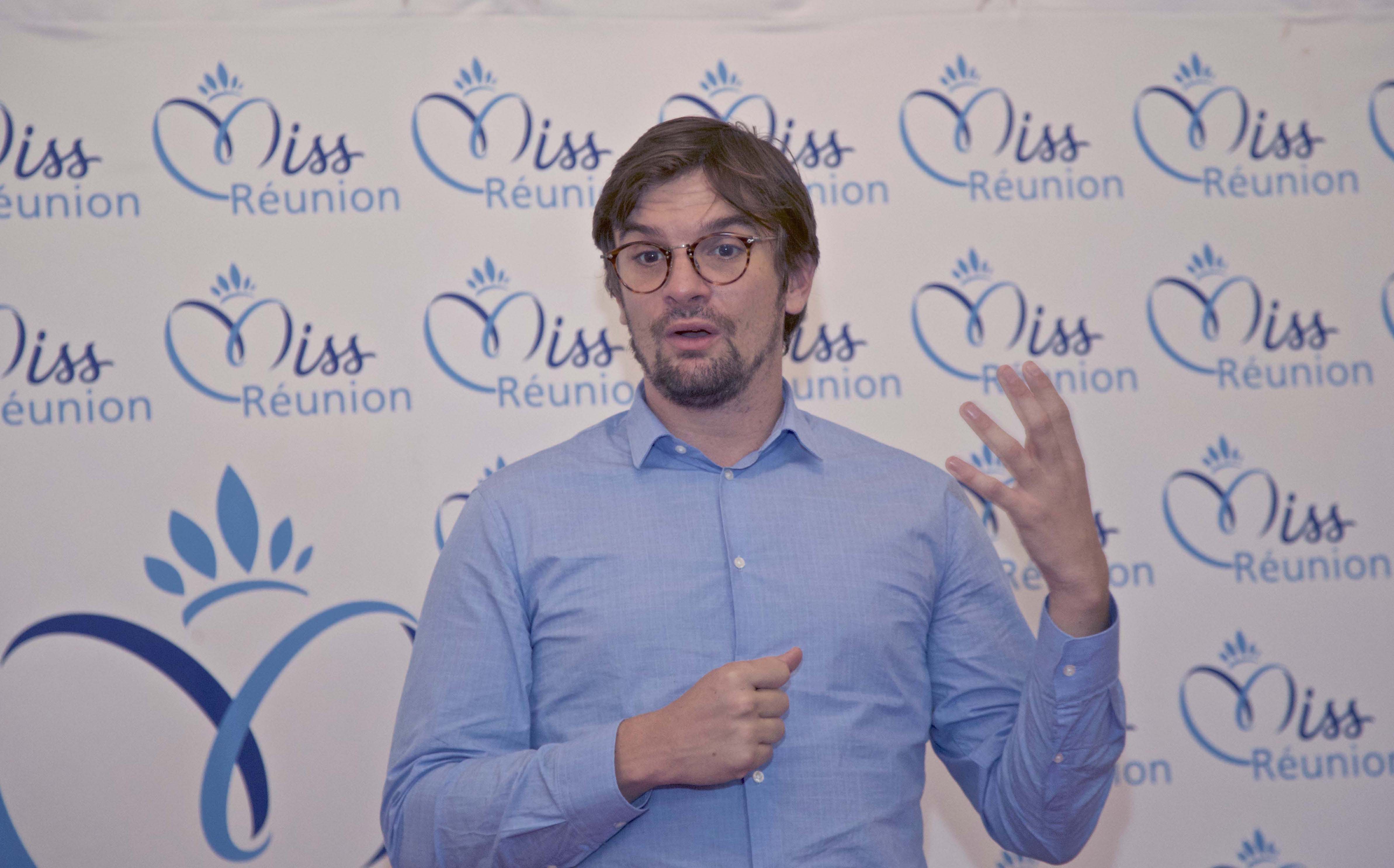 Nicolas Delacroix, directeur de l'antenne du groupe Antenne Réunion