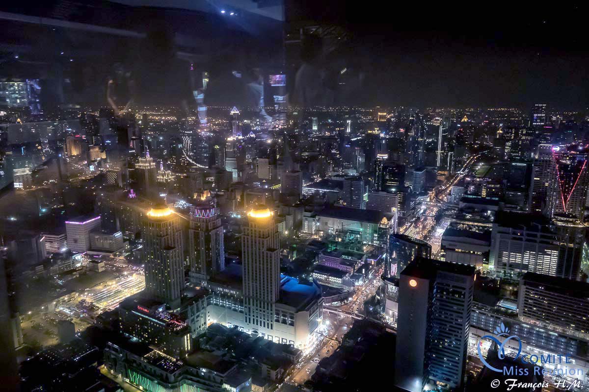 Les 12 candidates au Baiyoke Sky Tower de Bangkok