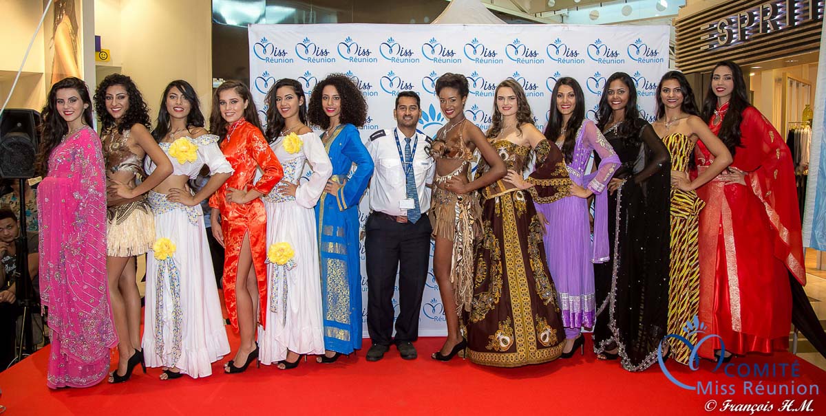 Les 12 candidates Miss Réunion 2017 à Grand Est Sainte-Suzanne