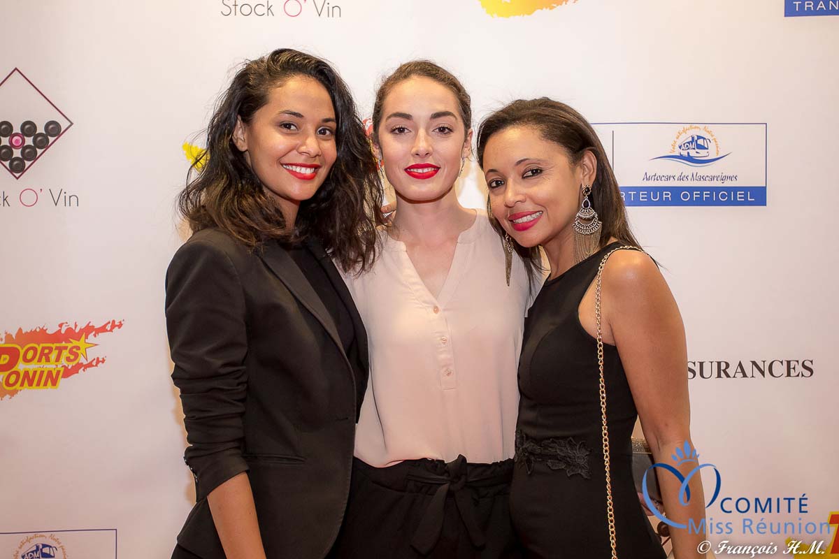 Les candidates Miss Réunion à la Fashion Night 2017