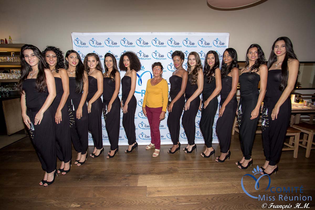Les 12 candidates 2017 à la soirée "Ladies" du Vapiano