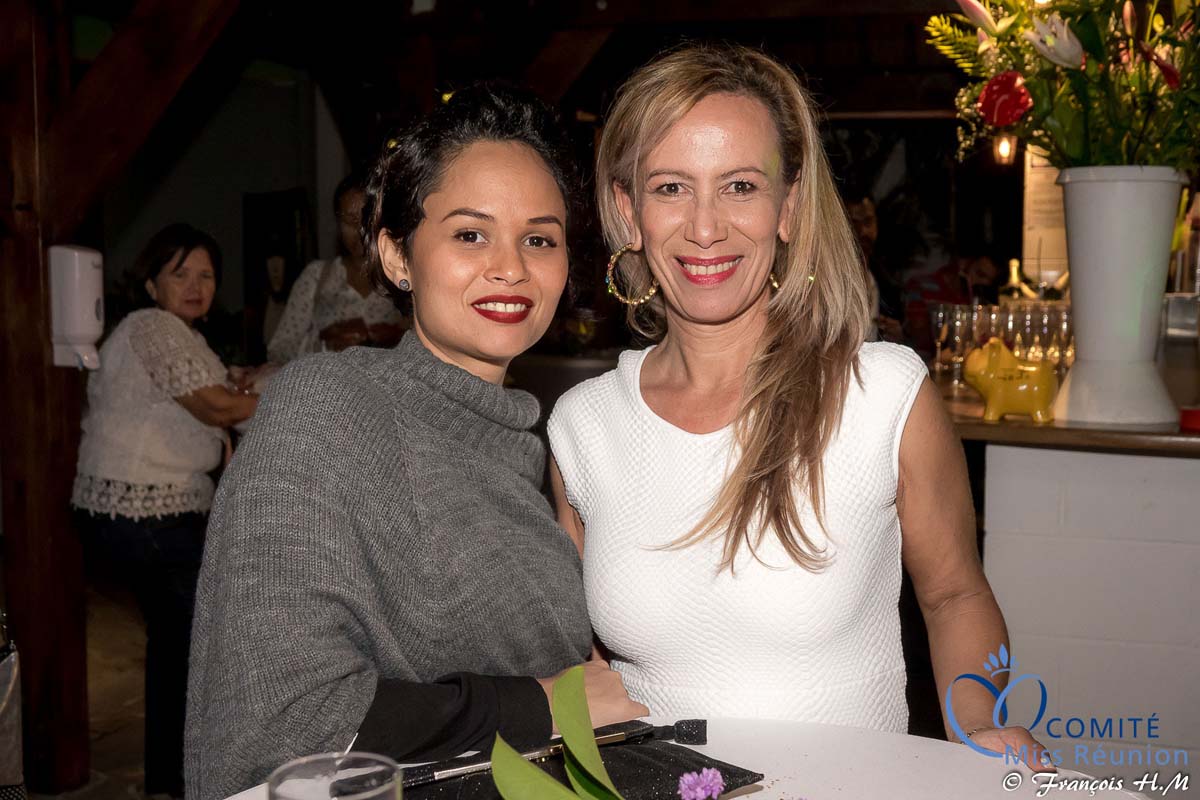 Miss Réunion 2017 et ses dauphines à la soirée Ekwalis