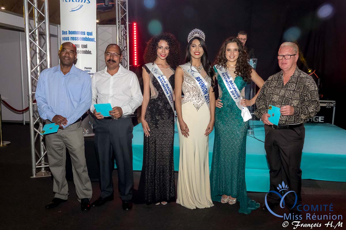 Miss Réunion 2017 et ses dauphines à la soirée Citalis