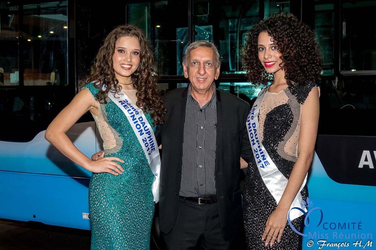 Miss Réunion 2017 et ses dauphines à la soirée Citalis