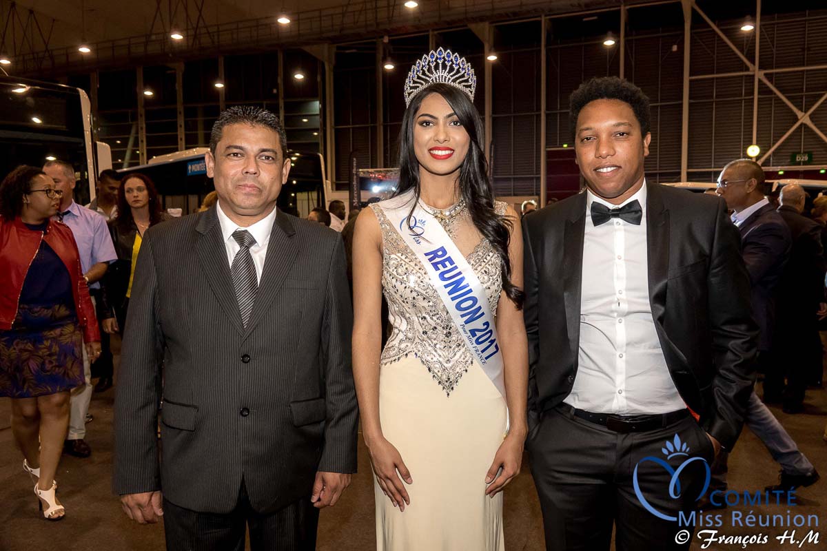 Miss Réunion 2017 et ses dauphines à la soirée Citalis