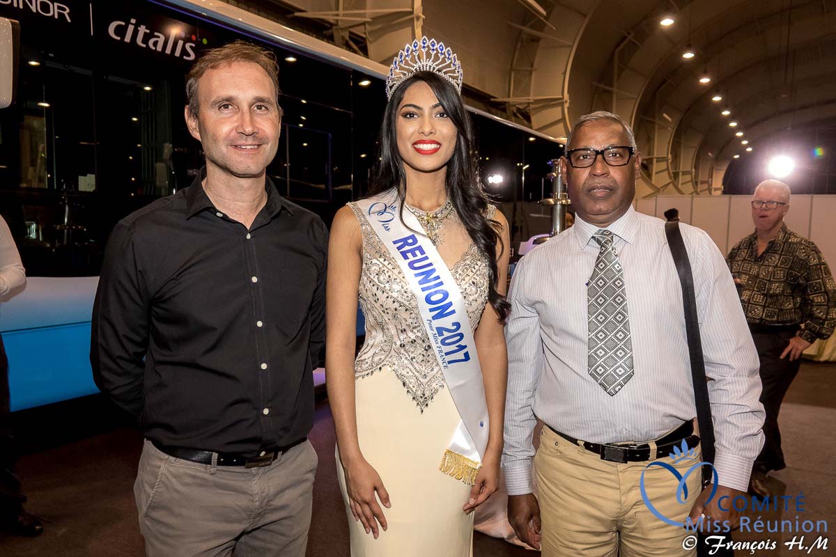 Miss Réunion 2017 et ses dauphines à la soirée Citalis