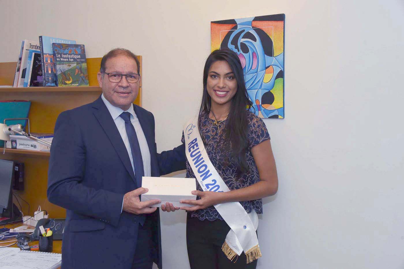 David Lorion a remis un cadeau à Audrey