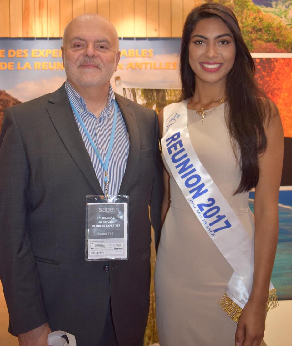 Miss Réunion au Congrès des Experts Comptables 2017 à Lille