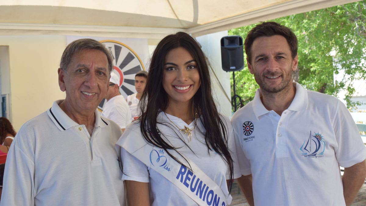 Miss Réunion 2017 soutient les Voiliers de l'Espoir à Saint-Gilles