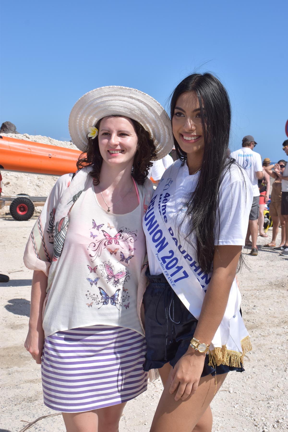 Miss Réunion 2017 soutient les Voiliers de l'Espoir à Saint-Gilles