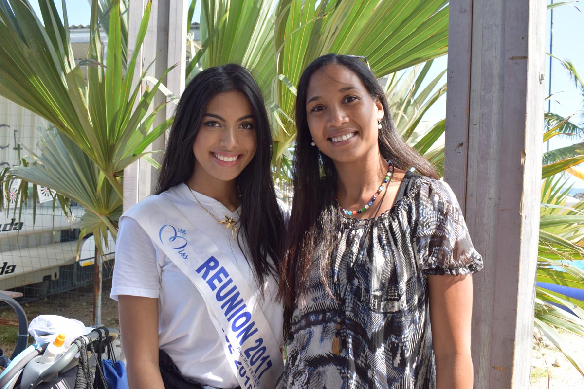 Miss Réunion 2017 soutient les Voiliers de l'Espoir à Saint-Gilles