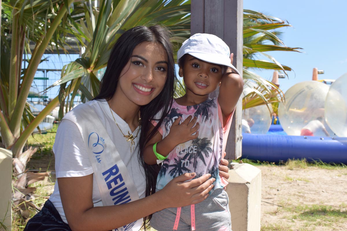 Miss Réunion 2017 soutient les Voiliers de l'Espoir à Saint-Gilles