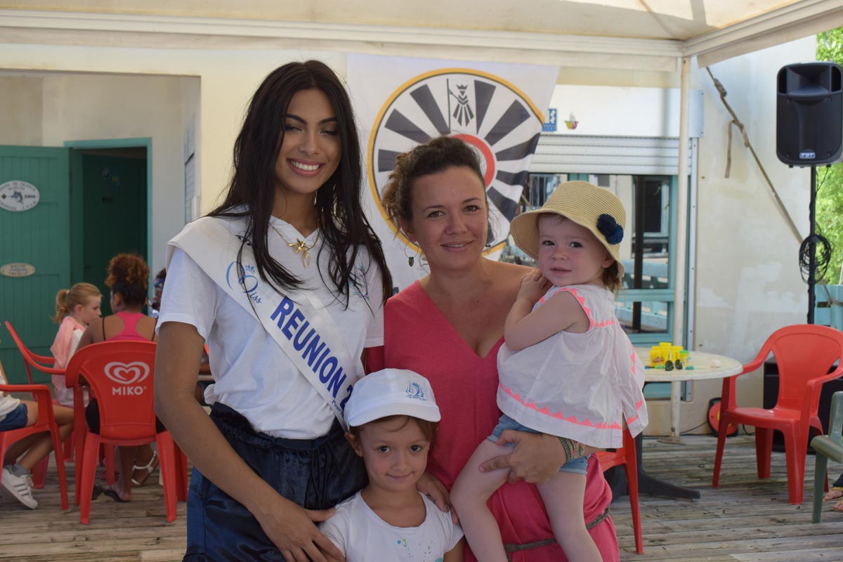 Miss Réunion 2017 soutient les Voiliers de l'Espoir à Saint-Gilles