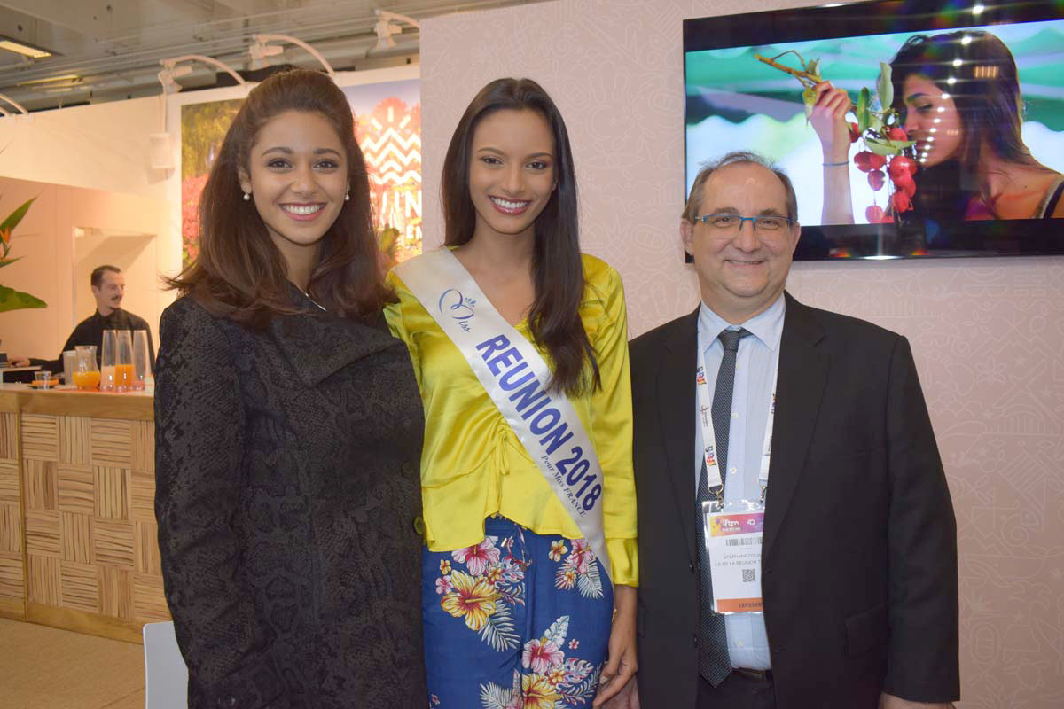 Morgane Soucramanien au salon Top Résa 2018 à Paris