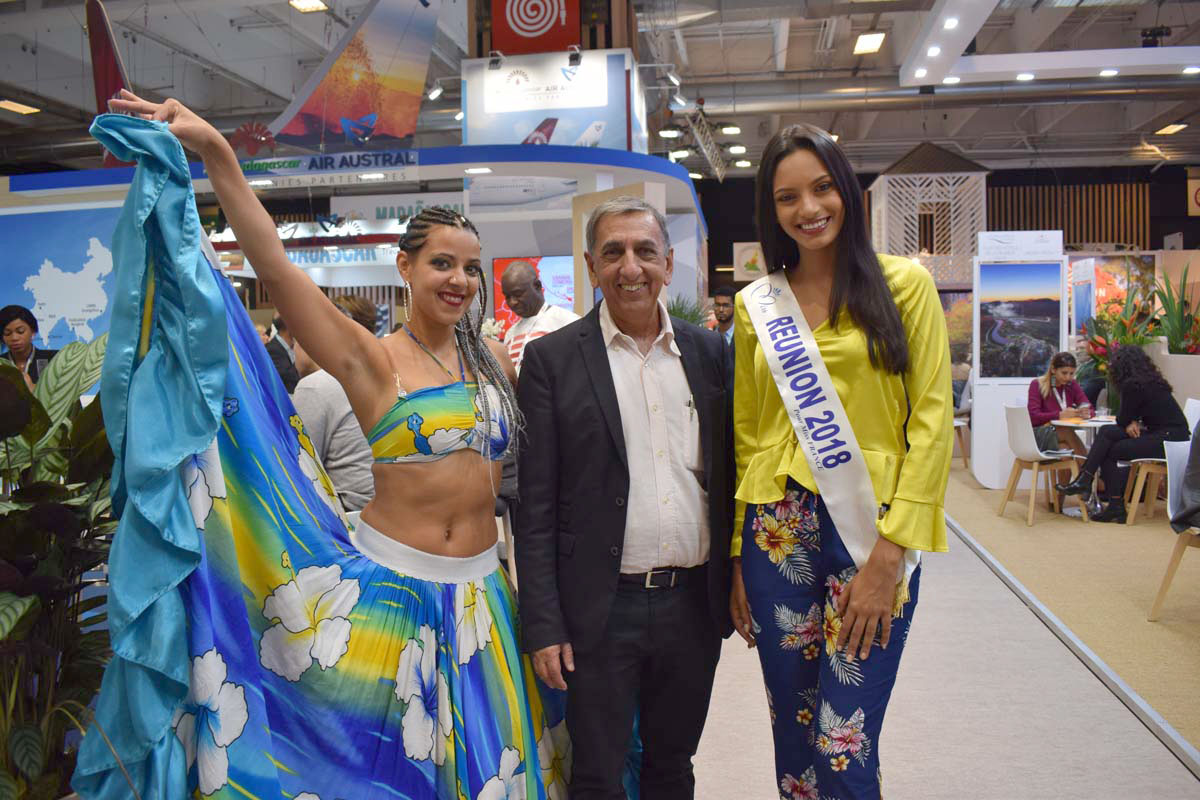 Morgane Soucramanien au salon Top Résa 2018 à Paris