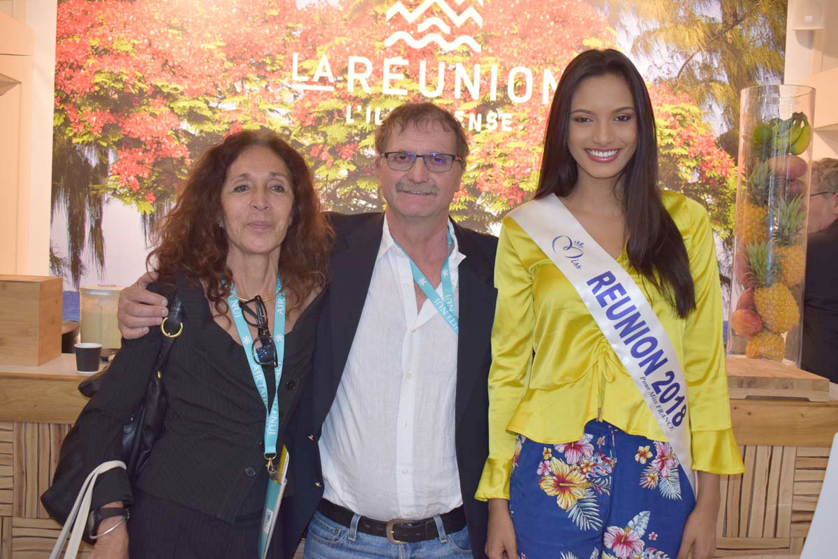 Morgane Soucramanien au salon Top Résa 2018 à Paris