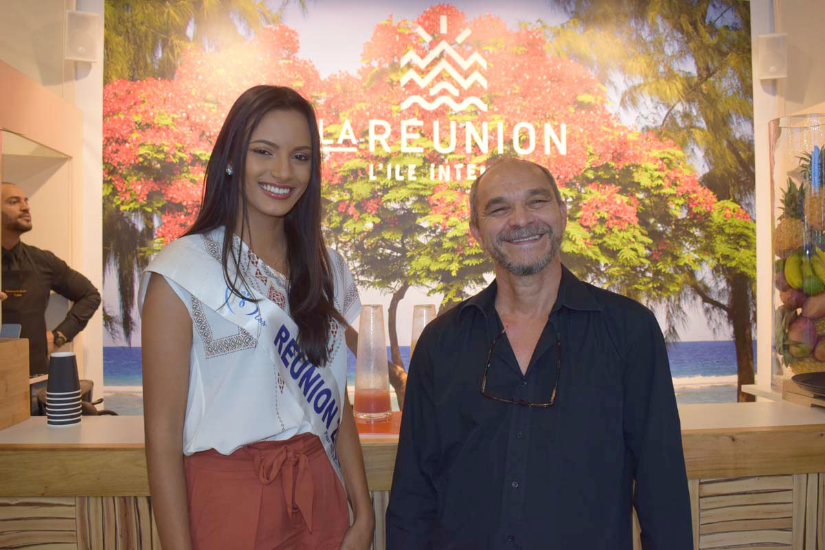 Morgane Soucramanien au salon Top Résa 2018 à Paris