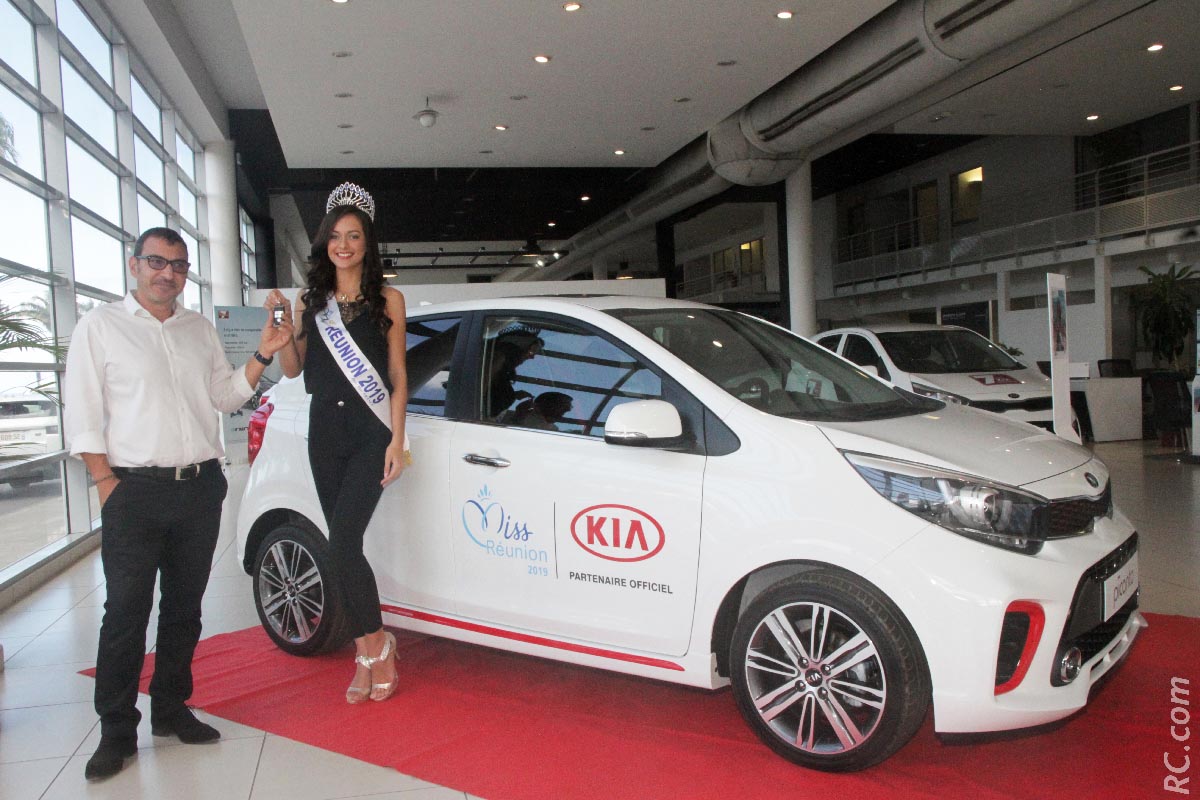 Morgane Lebon a reçu les clés de sa Picanto
