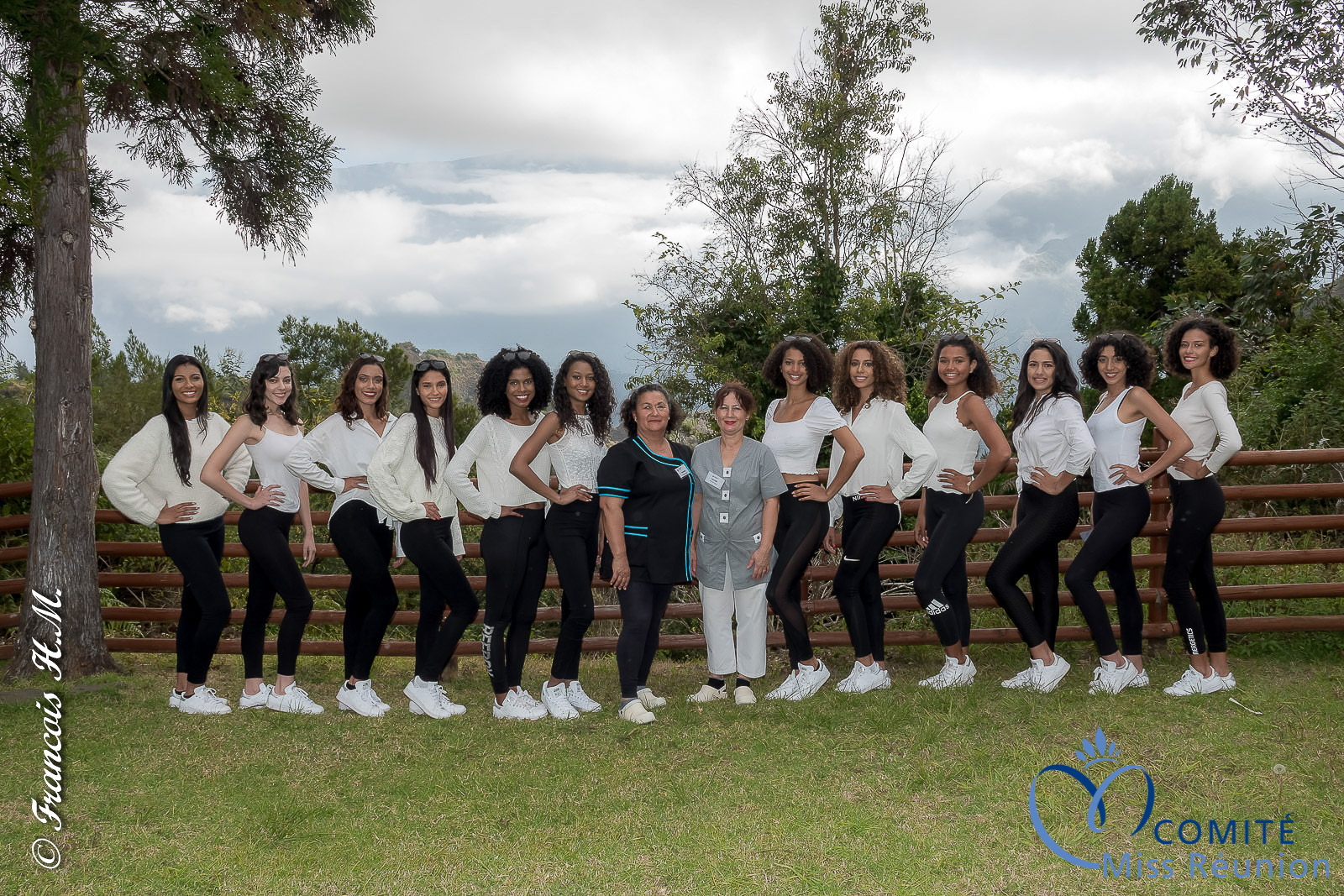 Les 12 candidates 2020 aux Thermes de Cilaos