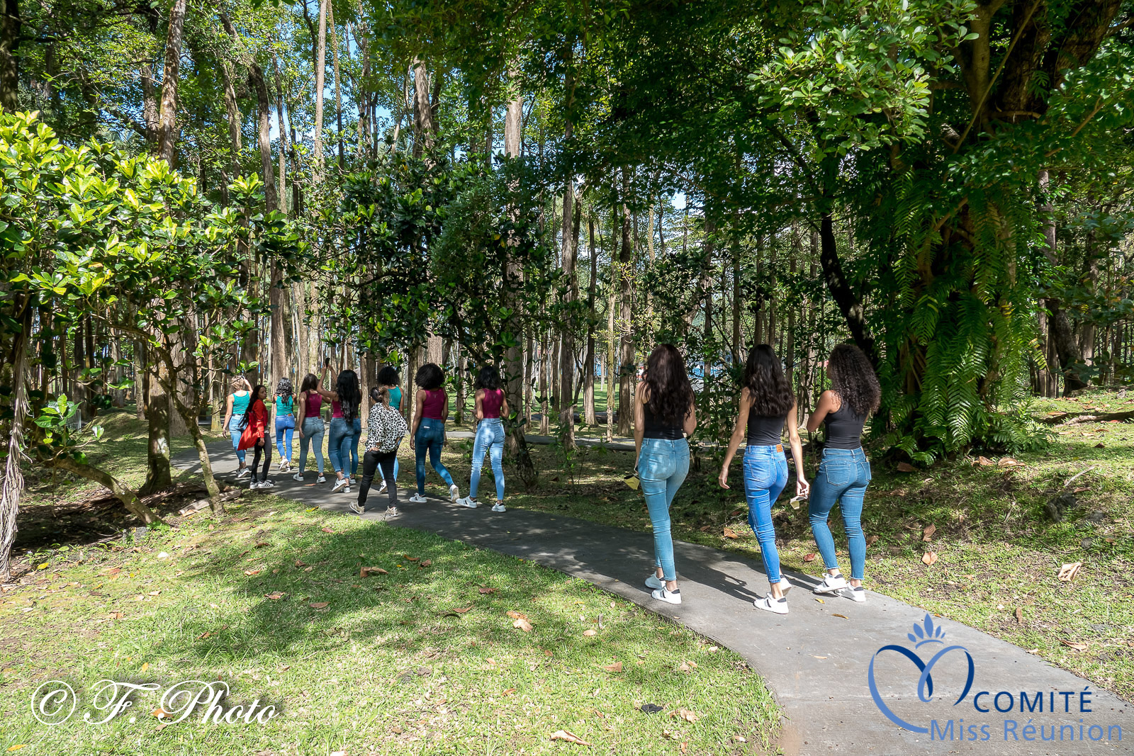 Une balade fort appréciée par les candidates Miss Réunion 2021