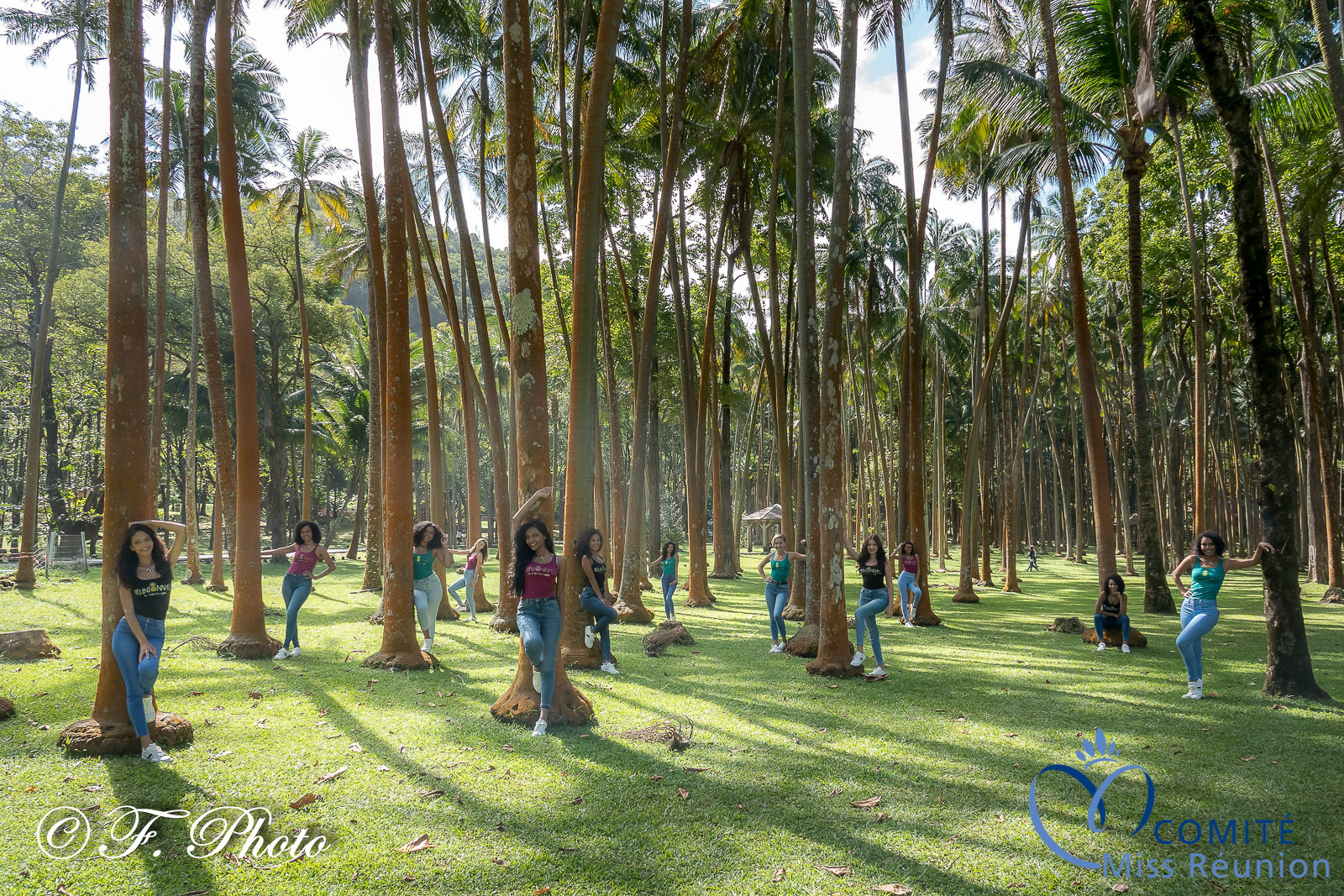 Arrêt à l'Anse des Cascades pour les candidates Miss Réunion 2021