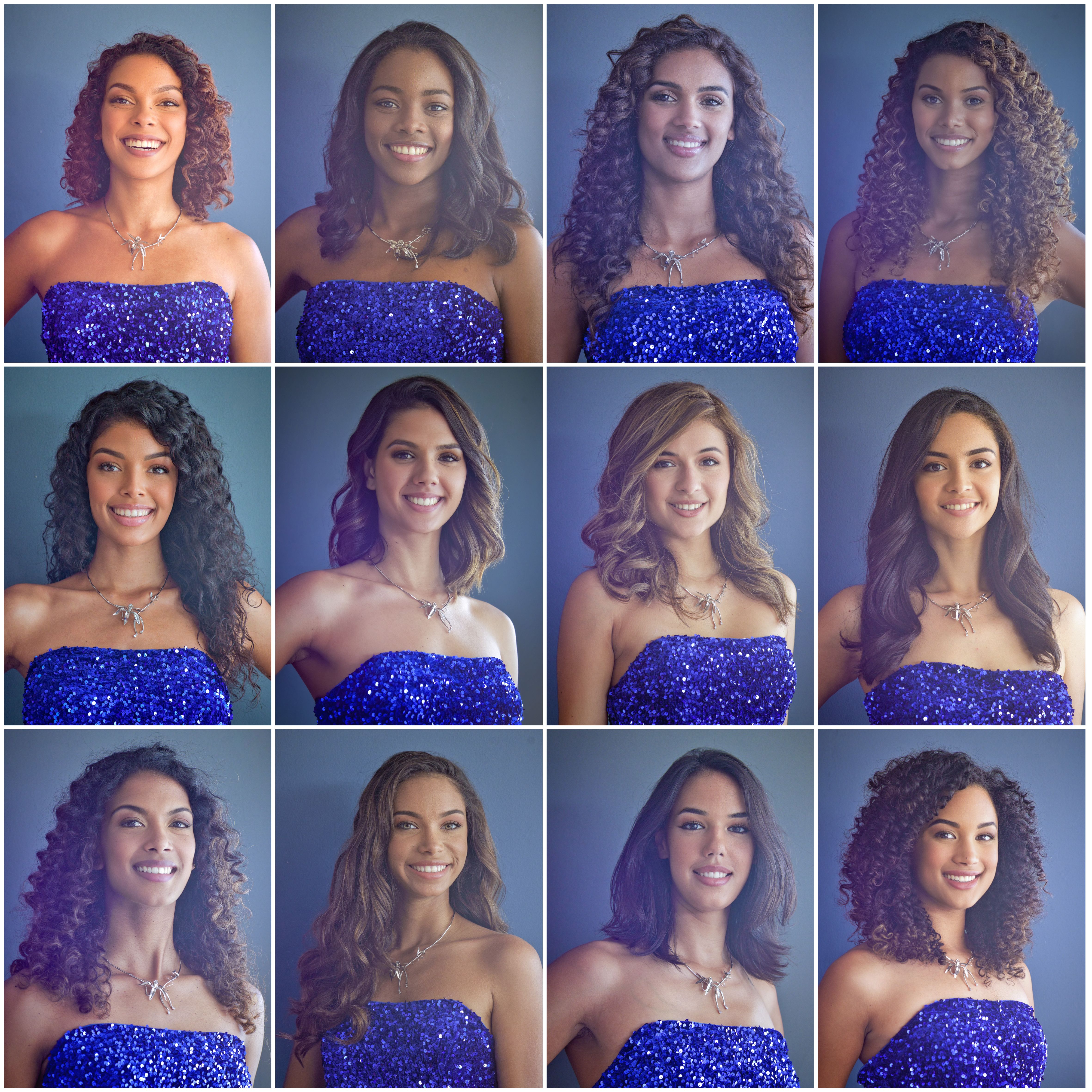 Les 12 candidates Miss Réunion 2023