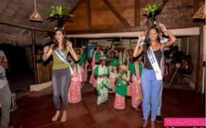 Ambre et Raïssa au Lodge-Hôtel Palmarium à Madagascar