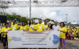 Miss Réunion a participé à l'Endomarch à Trois-Bassins