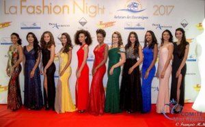 Les candidates Miss Réunion à la Fashion Night 2017