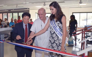 Miss Réunion à l'Hôpital du Tampon pour les Olympiades