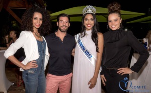 Miss Réunion 2017 et ses dauphines à la soirée Ekwalis