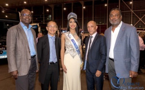 Miss Réunion 2017 et ses dauphines à la soirée Citalis