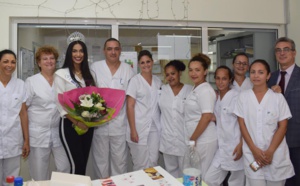 Audrey Chane Pao Kan visite les personnes âgées de l'USLD