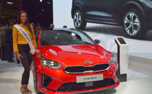 Miss Réunion 2018 au Mondial de l'Auto à Paris