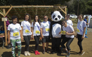 Miss Réunion 2019 et ses dauphines au Pandathlon 2019 à l'Entre-Deux