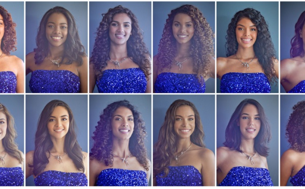 Les 12 candidates Miss Réunion 2023